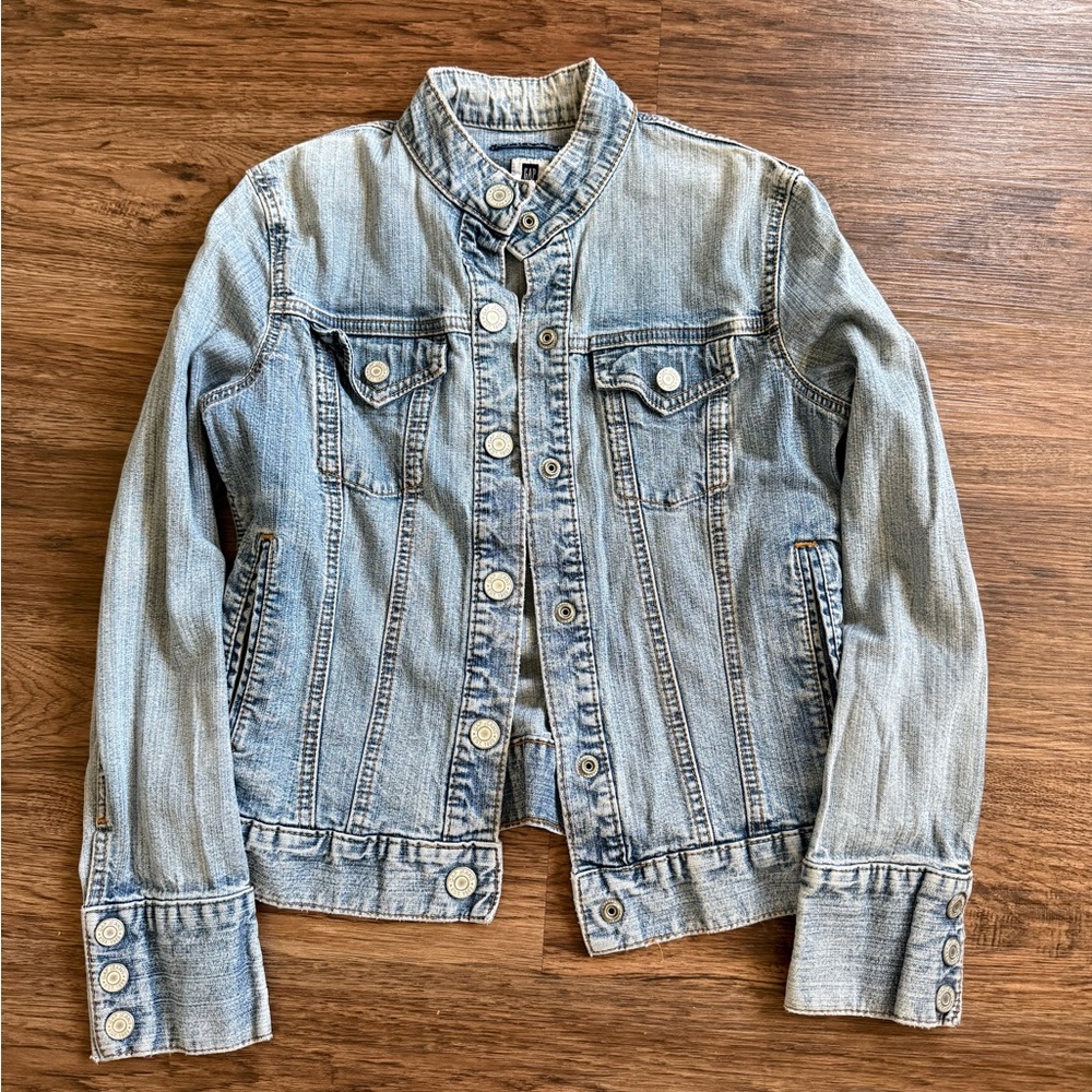GAP Blue Stretch Denim Jacket